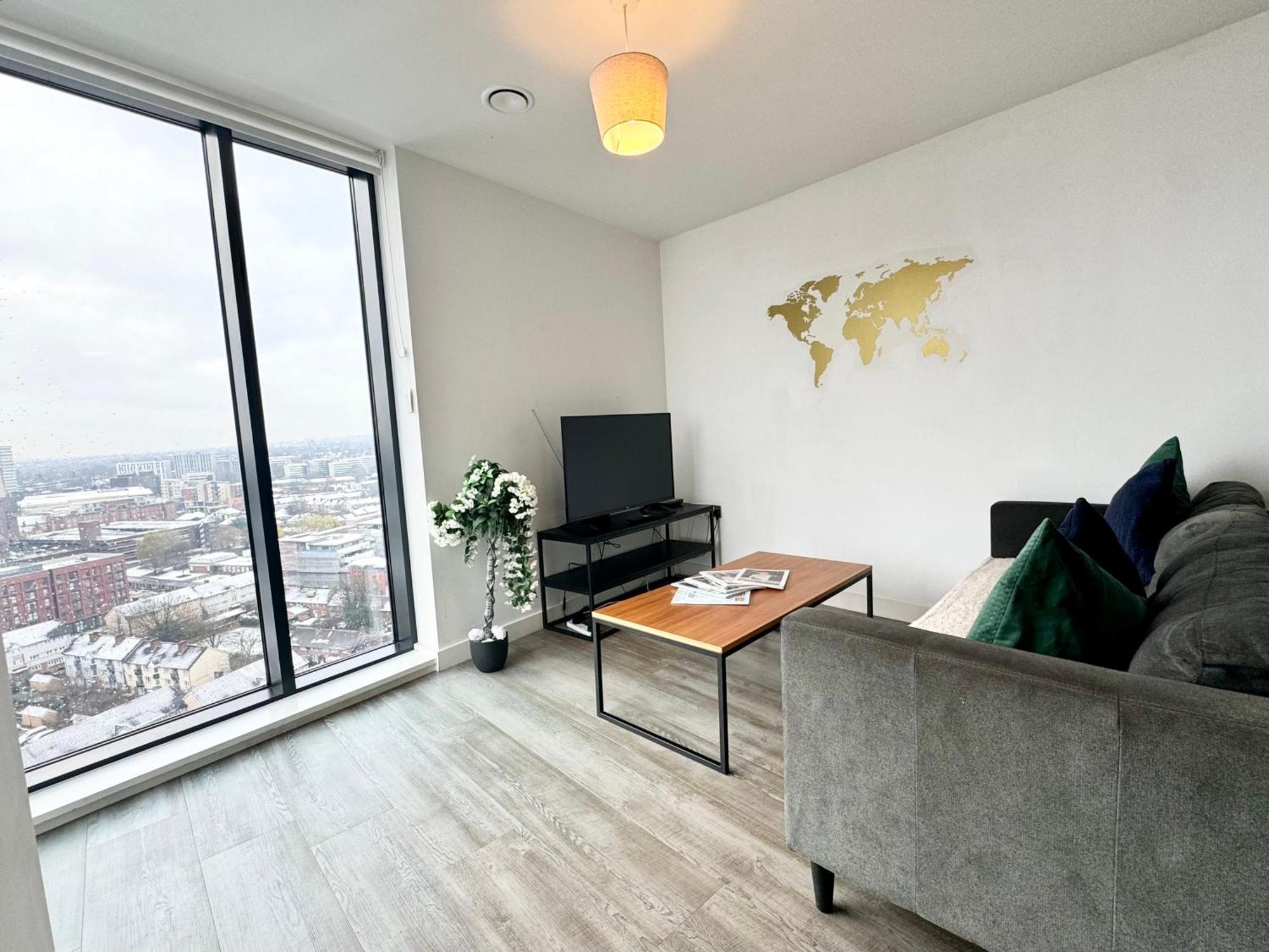 Premium Deals L Last-Minute Stay L 4 Min Walk To Birmingham Central Library L 18Th Floor 2 Bed 2 Bath City Centre Penthouse With Gym & Netflix By Jvt Short Lets 外观 照片